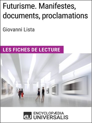 cover image of Futurisme. Manifestes, documents, proclamations de Giovanni Lista